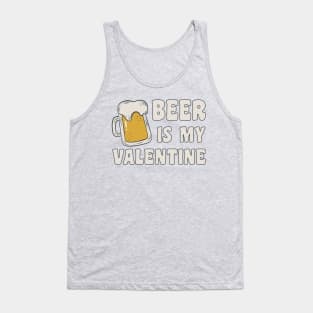 Beer Is My Valentine Tank Top